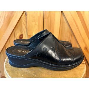 Josef Seibel Cerys Womens Leather Clogs Size EU41 US10
